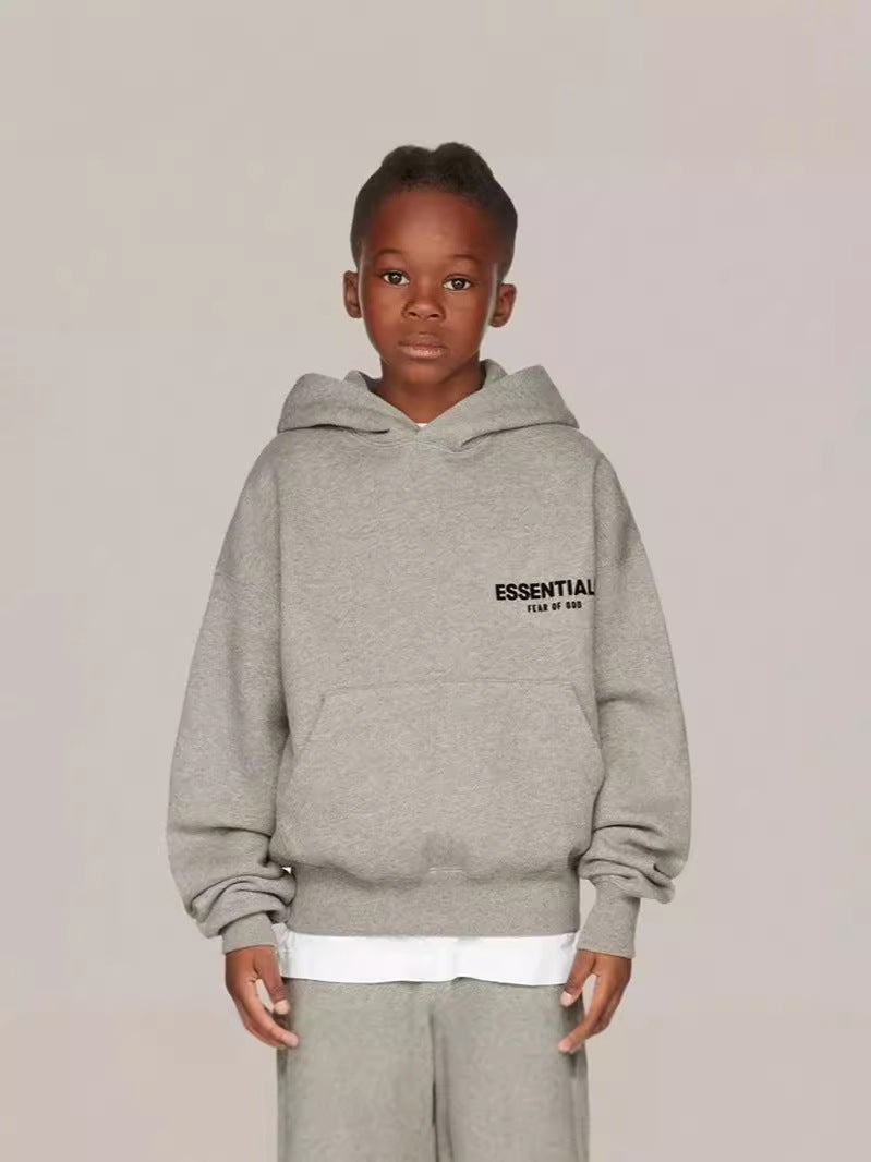 Essentials Children'S Sweater Fog Fashion Brand Children'S Wear Boys Autumn Suit New Women'S Long Sleeve Fleece-Lined Hoodie - Image 1