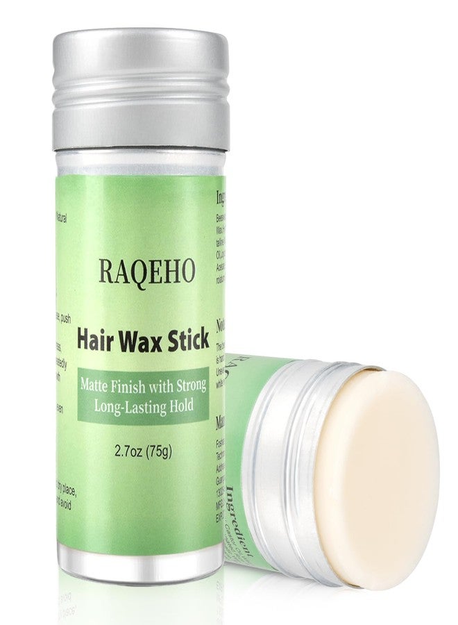 RAQEHO 2.7oz Hair Wax Stick - Matte Finish Slick Back Stick for Flyaways Hair Tamer Wand Gel Sleek Pomade Balm for Matte Look Seekers, Hair Frizz, Styling, Smoothing, Finishing, Edge Control Tools - Image 1