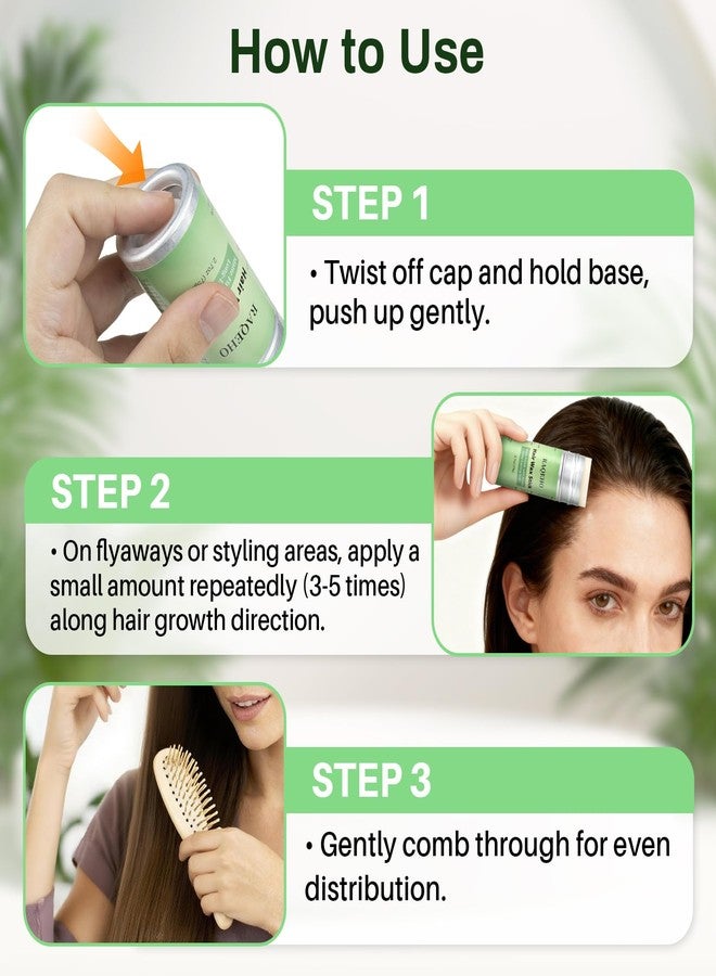 RAQEHO 2.7oz Hair Wax Stick - Matte Finish Slick Back Stick for Flyaways Hair Tamer Wand Gel Sleek Pomade Balm for Matte Look Seekers, Hair Frizz, Styling, Smoothing, Finishing, Edge Control Tools - Image 4