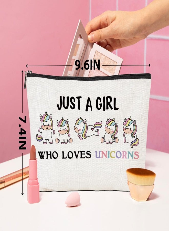 CQM Unicorn Gifts Makeup Bag Stuff Unicorn Cosmetic Bag Toiletry Bag Zipper Pouch for Women Girls Female Sister Daughter Friend Lover Birthday Graduation Friendship - Image 4