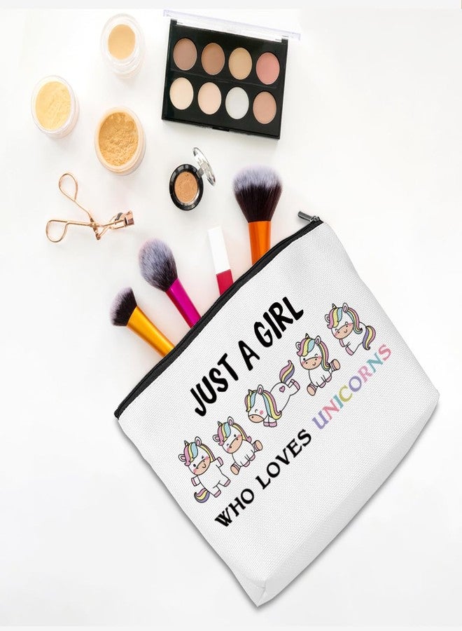CQM Unicorn Gifts Makeup Bag Stuff Unicorn Cosmetic Bag Toiletry Bag Zipper Pouch for Women Girls Female Sister Daughter Friend Lover Birthday Graduation Friendship - Image 3