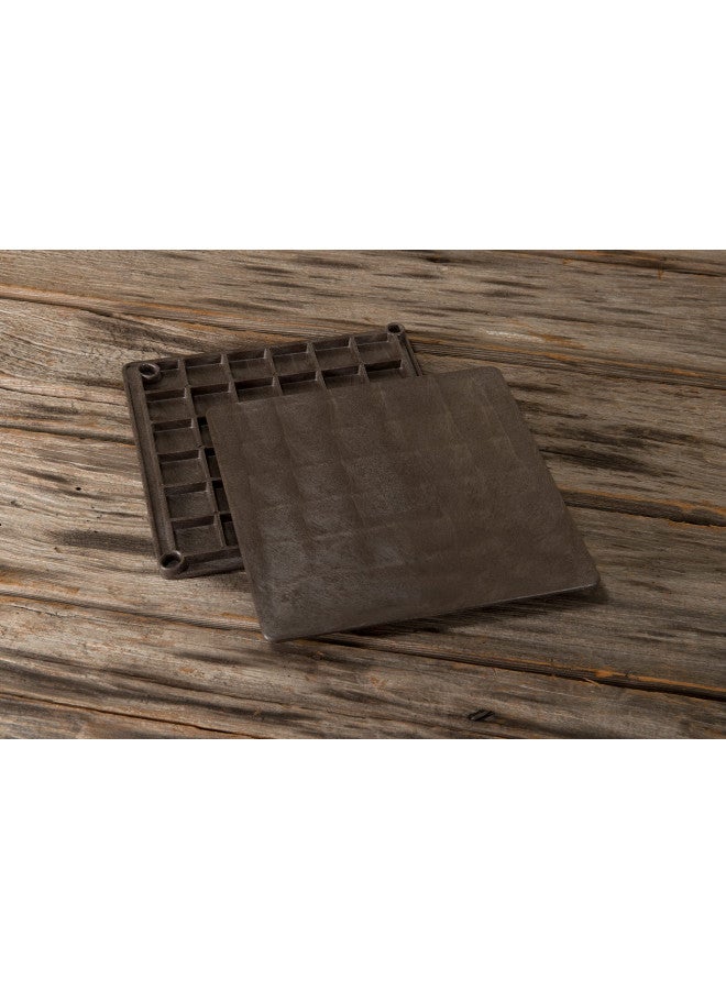 Speedball 7.5 Inch Square Universal Pottery Wheel Bat, Brown, for Ceramics and Clay Work - Image 2