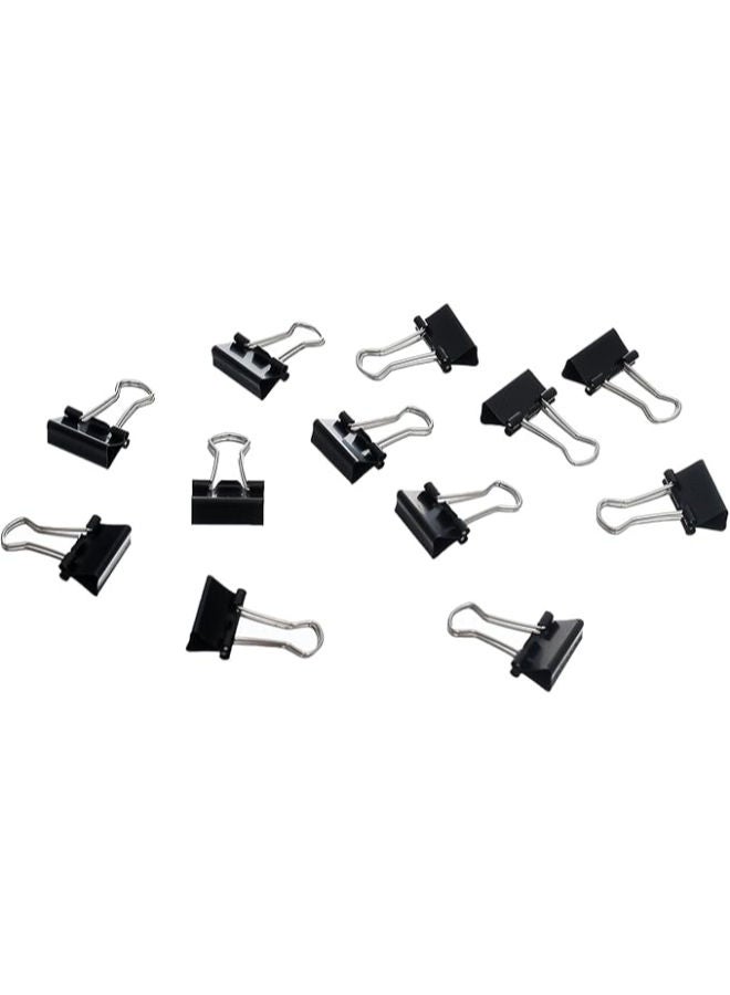 M&G Bulldog Clips, 32mm 12-Pack for Heavy-Duty Binding of Thick Paper Stacks - Image 1