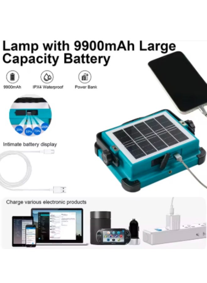 LC Multifunctional Charging Lamp – High Brightness LED Work Light - Image 3