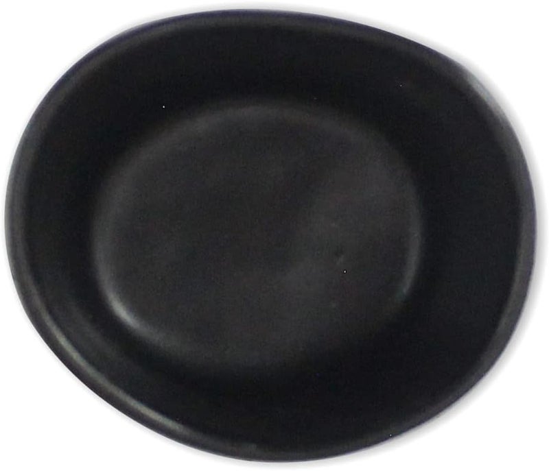 roro 2 Inch Handmade Ceramic Pinch Bowls in SemiMatte Black Set of 6 Versatile Stoneware for Spices Condiments Appetizers Finger Food Serving - Image 3