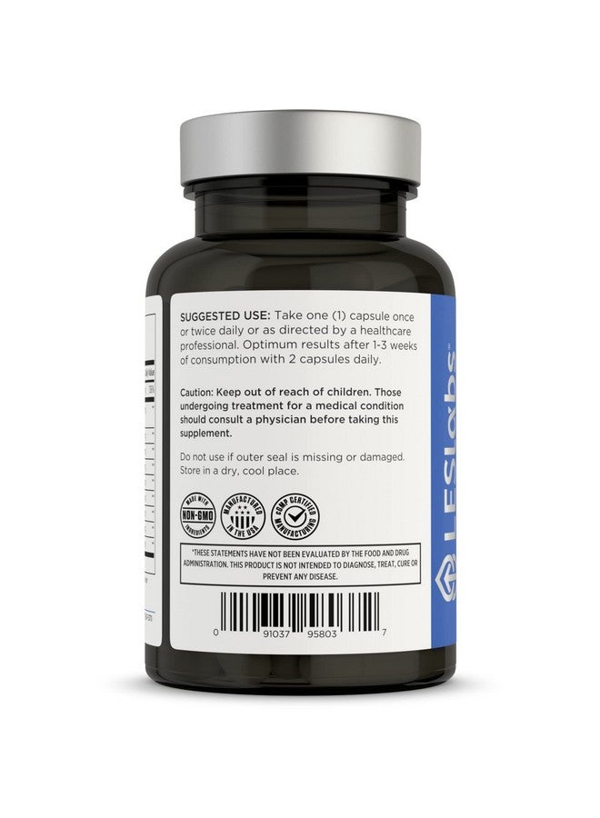 LES Labs Prostate Health Prostate Support Urinary Tract Health Fewer Bathroom Visits & Improved Sleep Saw Palmetto Pygeum Beta Sitosterol & Nettle Root Nongmo Supplement 60 Capsules - Image 4