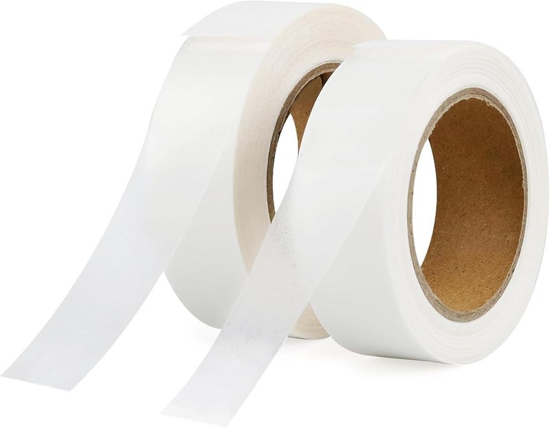 Loiisgy No-Sew Iron-On Hem Tape, 0.8" Wide, 210 FT Long (2 Rolls) – Fusible Adhesive Tape for Dresses, Pants, Curtains, and Clothing Fabric - Image 1