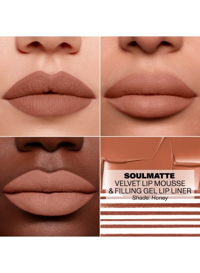 Morphe Soulmatte Velvet Lip Mousse - Honey - Image 4
