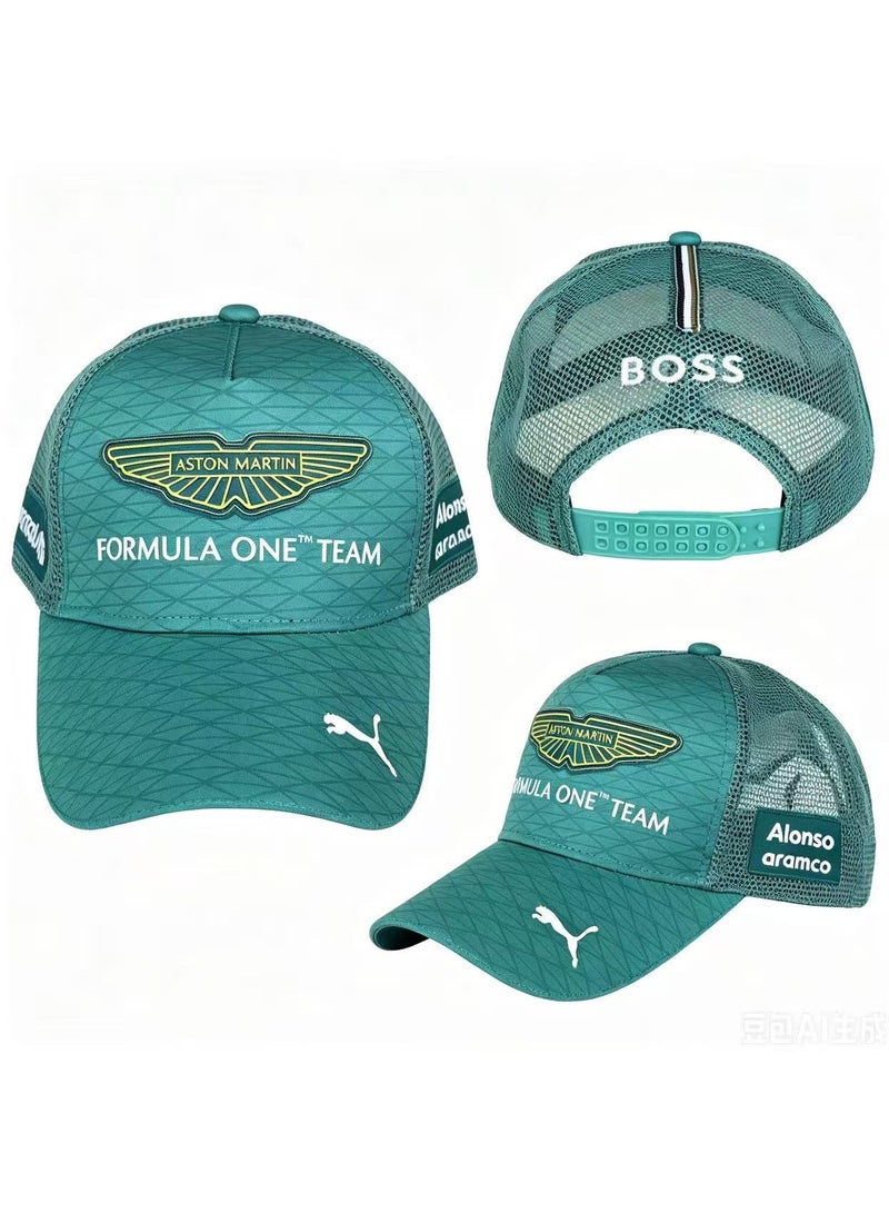 F1 Racing Baseball Cap for Men and Women Classic Motorsport Style Adjustable Hat Lightweight Comfortable and Trendy for Daily Wear