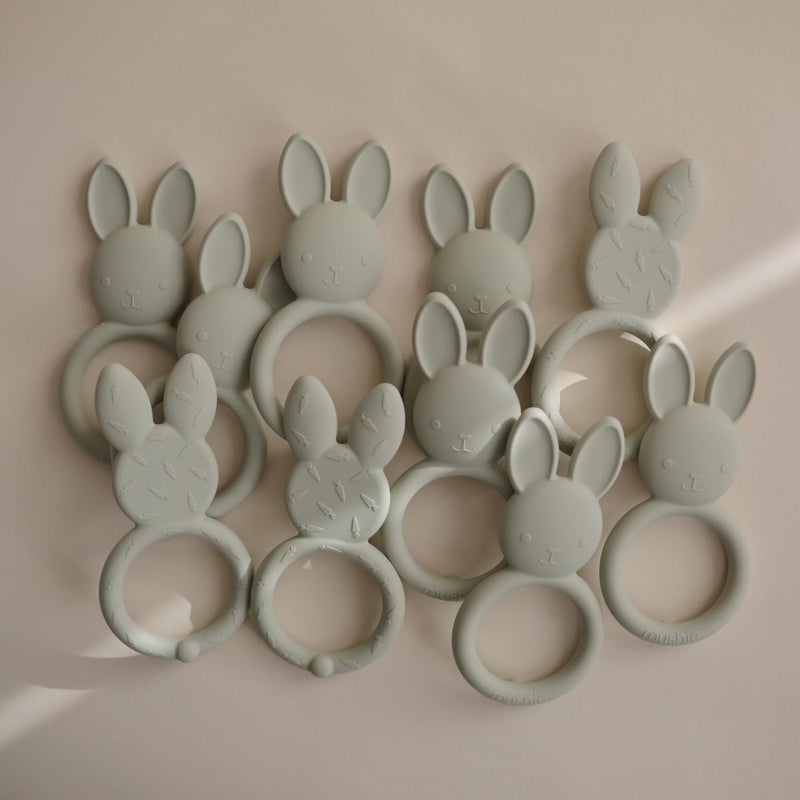 mushie Silicone Baby Teether Toy | Bunny - Image 3