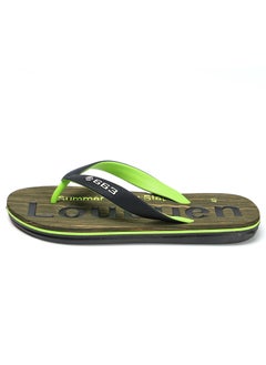 New Mens Beach Flip-Flops Summer Anti-Slip PVC SandalsArmy Green Army Green
