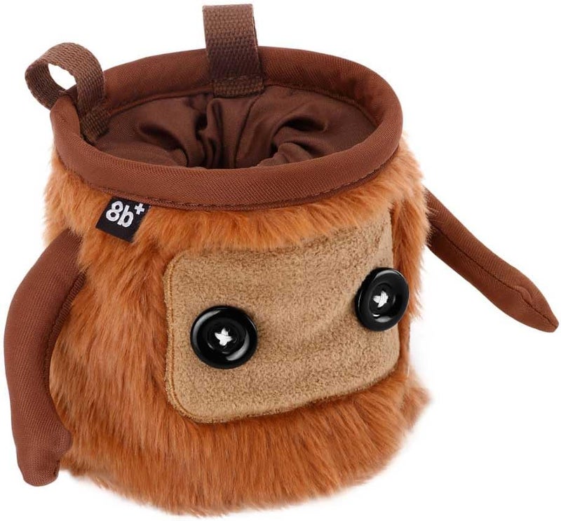 8B+ 8BPLUS 8BPLUS Chalk Bag for Climbing, Bouldering, Belt and Giftbox Included - Wide Opening - Brush Holders, for Left & Right Handers - Image 3