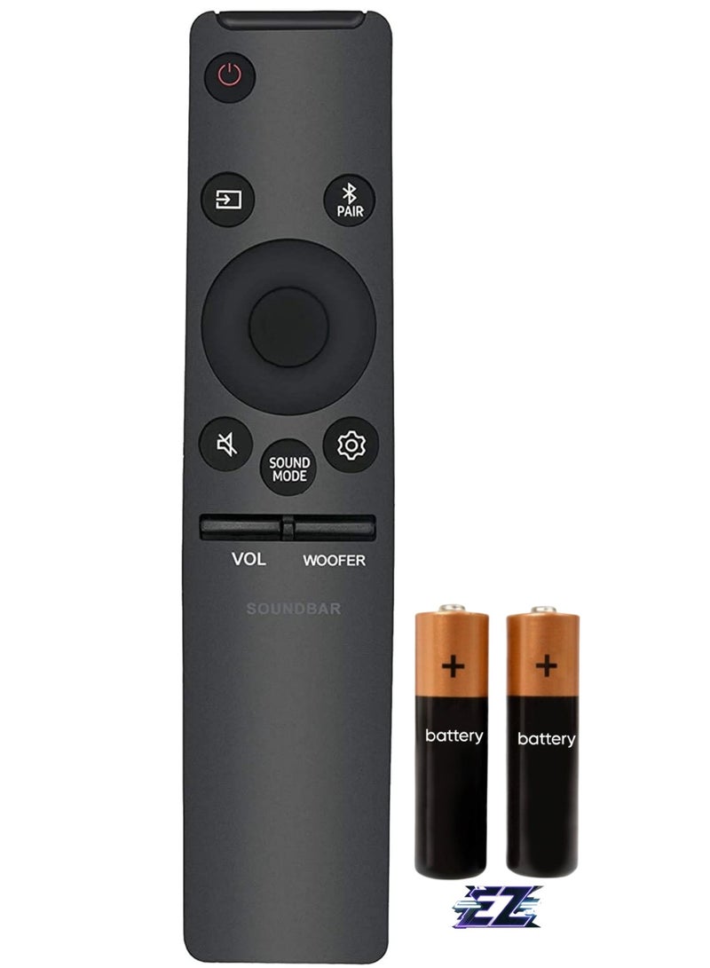 ELTRAZONE Replacement Remote Control for Samsung Soundbar HW-A40M HW-A50M HW-N450 HW-R450 HW-N550 HW-N650 HW-NM65C with battery - Image 1