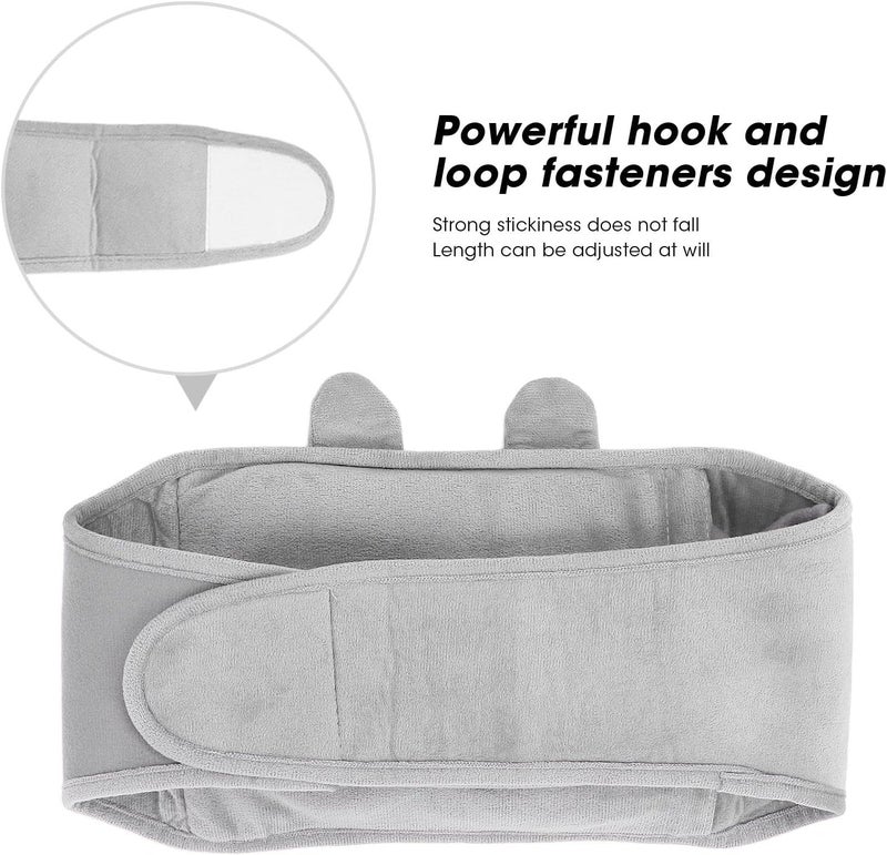 كلاراكو قربة ماء ساخن، قربة مطاطية مقاومة للانفجار لحقن الماء الساخن، زجاجة ماء ساخن مع حزام خصر مخملي وحقيبة تخزين لتخفيف آلام الدورة الشهرية، لتدفئة اليدين والقدمين والخصر والكتفين في الطقس البارد (#3) - Image 5