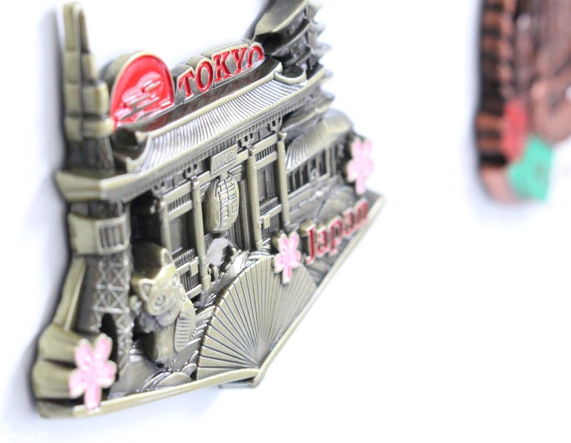 Designo Tokyo Japan Metal Fridge Magnet Unique Design Home Kitchen Decorative Travel Holiday Souvenir Gift, Stick Up Your Lists, Photos on Your Refrigerator - Image 2