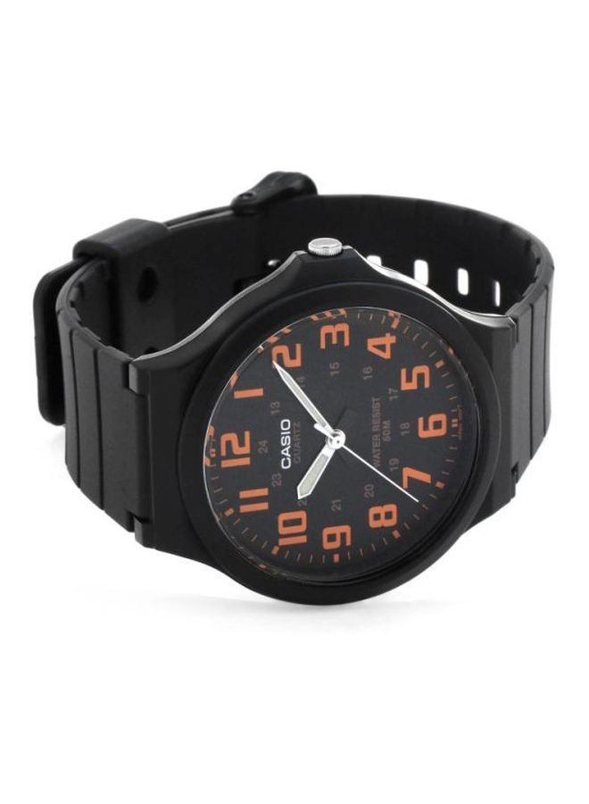 CASIO Men Resin Analog Watch MW-240-4BVDF - 44 mm - Black - Image 5