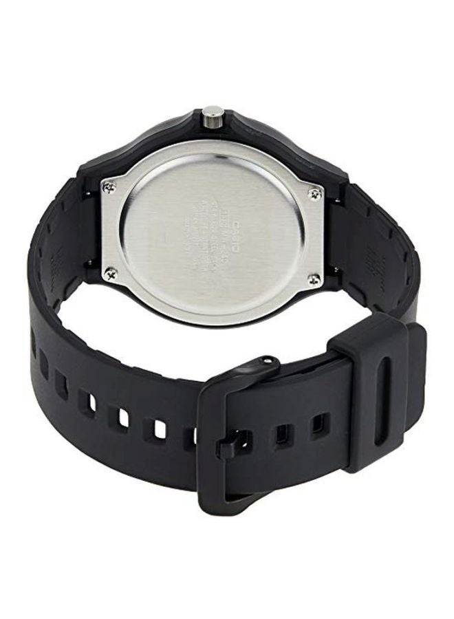 CASIO Men Resin Analog Watch MW-240-4BVDF - 44 mm - Black - Image 2