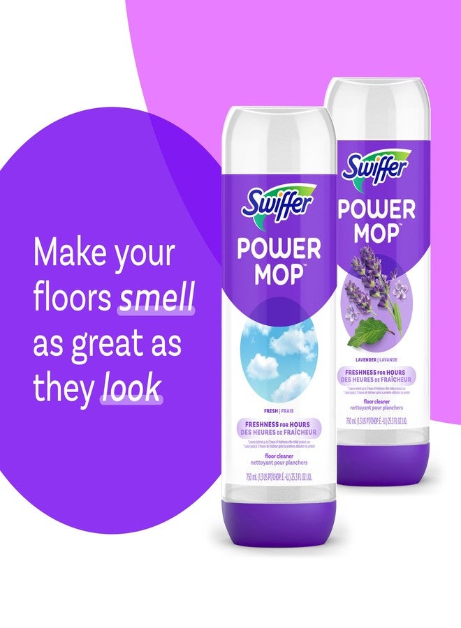 Swiffer PowerMop Floor Cleaning Solution with Fresh Scent, PowerMop Refills, Floor Cleaner for Mopping, 25.3 fl oz, 2 Pack - Image 4