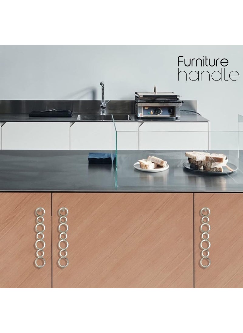 Safex SAFEX Circle Zinc Furniture Handle for Kitchen Cupboard Drawer Dresser Wardrobe Cabinet Matt 9984 INCH  - Image 5