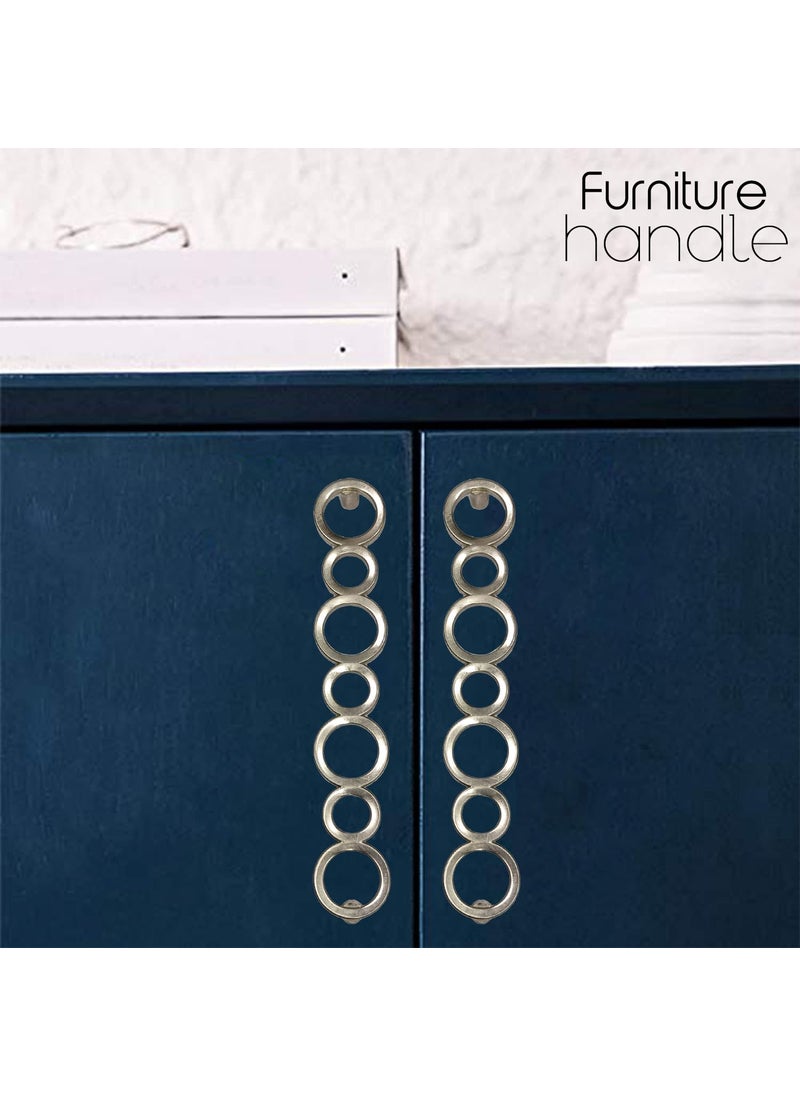 Safex SAFEX Circle Zinc Furniture Handle for Kitchen Cupboard Drawer Dresser Wardrobe Cabinet Matt 9984 INCH  - Image 3