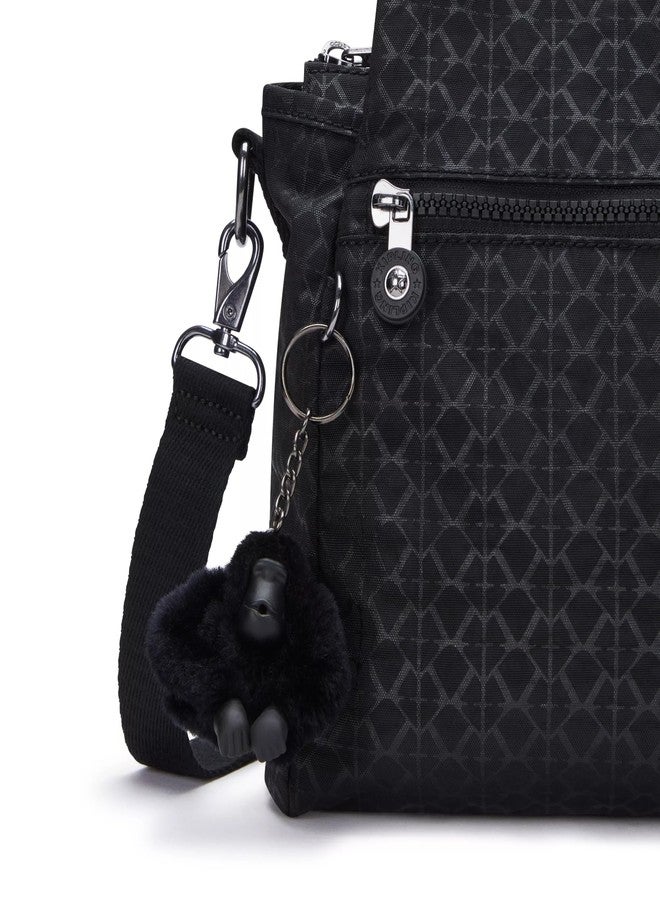 KIPLING KIPLING Kipling Womens Elysia Crossbody Bag, Lightweight, Multi-compartment Magnetic Snap Pockets, Shoulder Bag, Signature Embossed, 11.5 L X 9 H X 5 D US - Image 5