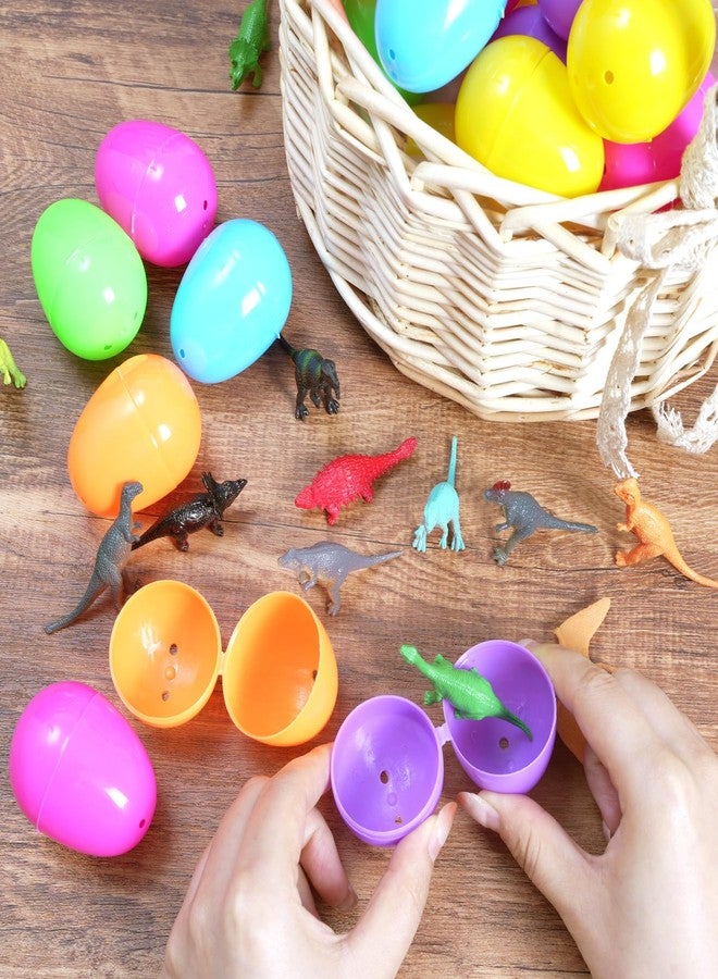 BBPOOL Prefilled Easter Eggs with Dinosuar Toys for Kids, 24pcs Easter Basket Stuffers Egg Hunt Filler Classroom Prize Party Favor Supplies - Image 2