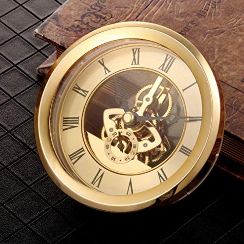 4 1/16 Inch Skeleton Clock Insert with Bezel - Image 3