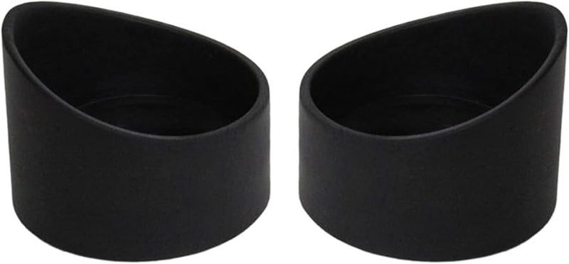 Black Rubber Eyecups for Microscopes Small Pair Eye Protection - Image 2