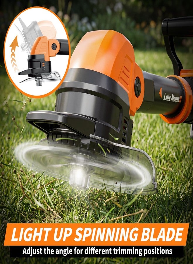 KidBloom Kids Gardening Tools Set, Kids Lawn Mower with Lights, Lawn Mower Toy with Sound On Off Switch, Toddler Outdoor Pretend Play Toys, Birthday Gifts for Boys 3 4 5 6 7 8+ - Image 2