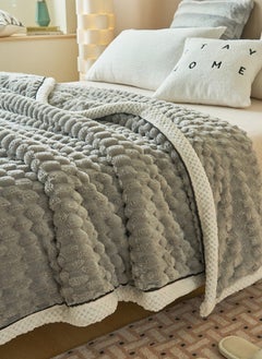 Sharpdo Light Luxury Short Hair Thickened Blanket, Suitable for Office Nap Blanket Sofa Blanket 200*230cm (Excluding Pillowcase)  - Image 3