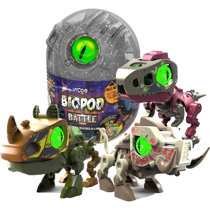 سيلفر ليت كبسولة فضاء بها ديناصورات الية 10 اشكال - 88130 - Image 1