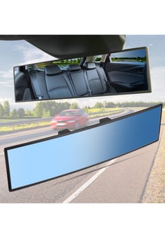 Excefore Car Rearview Mirrors, Universal 11.81 Inch Panoramic curved surface Rearview Mirror curved surface to Reduce Blind Spot Effectively Wide Angle Convex For Cars, SUV, Trucks  - Image 3