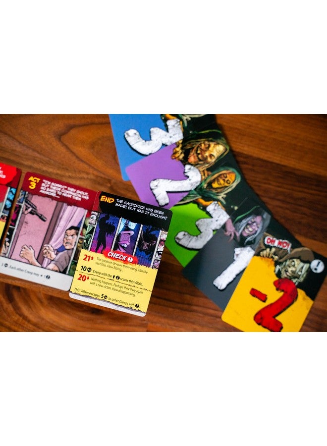 Skybound Games لعبة كارد كريبيشو من سكاي باوند جيمز - قصة ملتوية للعب من 2-5 لاعبين، أعمار 14+ - استراتيجية، تشويق وخداع في تجربة رعب ذات طابع غريب - Image 5