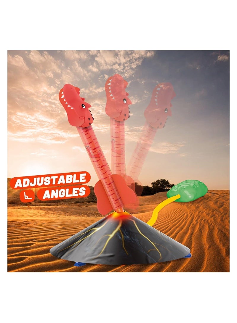 Dinosaur Toys Rocket Launcher For Kids Stomp Launch Up Outdoor And Indoor Kids Toys Gift For Ages 2 3 4 5 6 7 8 - Image 5