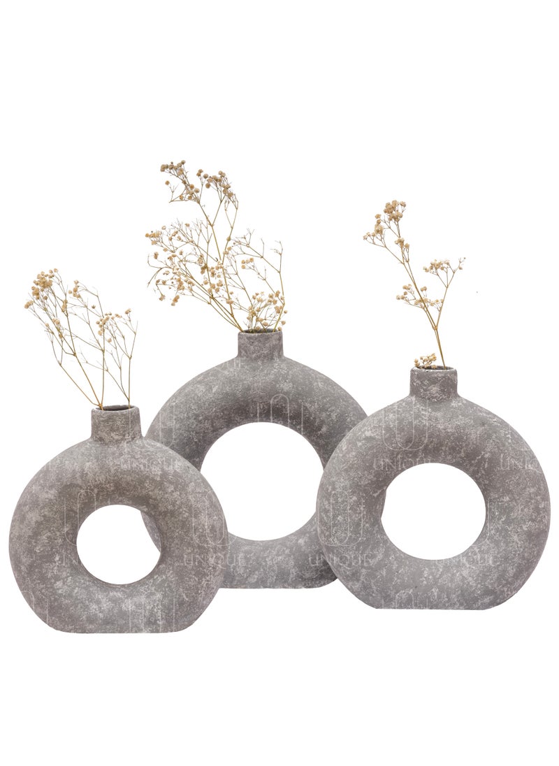 Donuts Pottery Vase