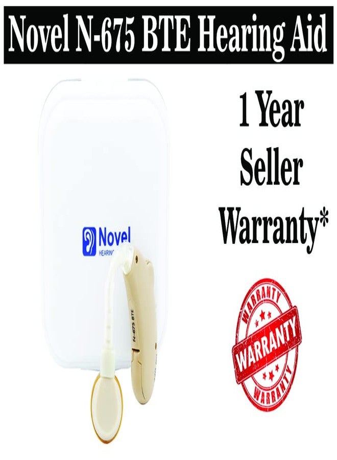 FCS Behind The Ear Hearing Aid Personal Sound Amplifier for Mild to Moderate Hearing Loss (N-675) (1 Year Seller Warranty) - Image 5