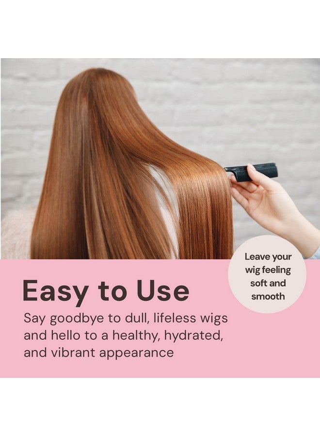 MILANO COLLECTION Essentials Ultra Hydrating Conditioner for Wigs, Hair Pieces, and Hair Extensions, Wig Conditioner for Human Hair Wigs and Toppers, Softens & Adds Manageability, Wig Care Products - Image 5