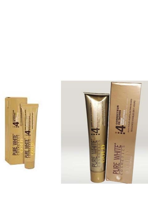 Gold Glowing Dark Spot Corrector Cream,pack of 1, 40g