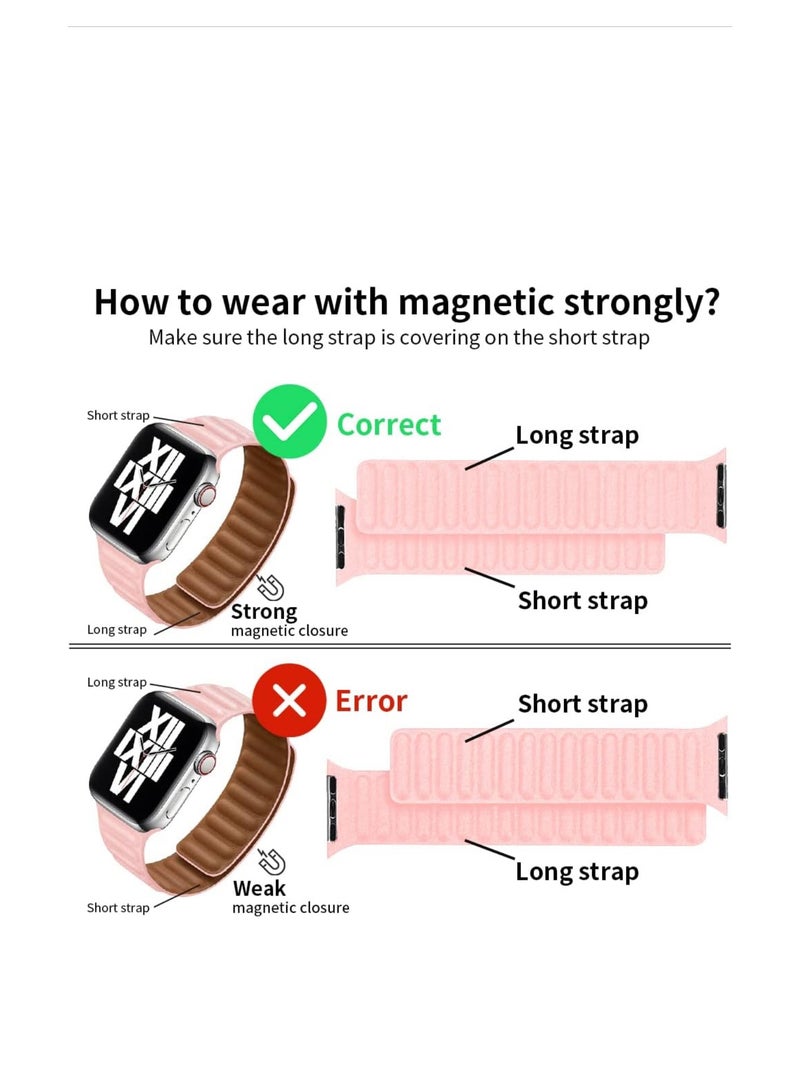 CMP Genuine Silicone Watch Strap for Apple Watch 42/44/45/49mm, Compatible with All Models, Water and Sweat Resistant, Adjustable and Comfortable Apple Watch strap, silicone watch strap, compatible Apple Watch strap - Image 5