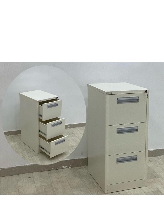 SMART HOME - 3-layer iron cabinet, shelf and storage drawer consisting of 3 drawers for the office and home - Image 1
