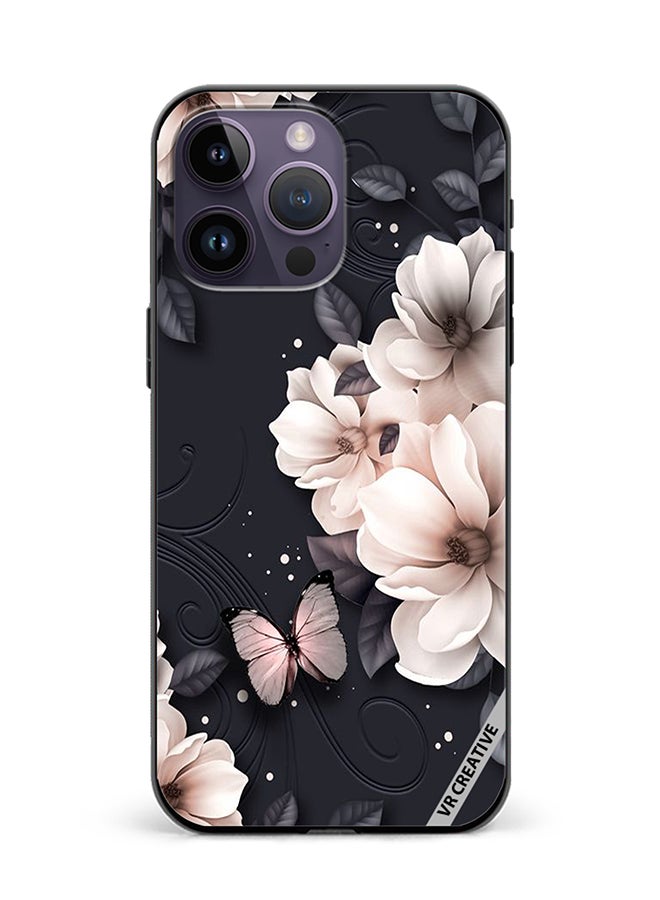 VR CREATIVE Protective Case Cover For Apple iPhone 15 Pro Flower Design Multicolour - Image 1