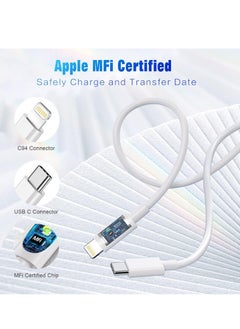 General USB C to Lightning Cable 3FT 2Pack [Apple MFi Certified], Power Delivery iPhone Cables Type C iPhone Charger Cord Fast Charging Compatible iPhone 14 13 12 11 Pro Max X XS XR 8 7 6s Plus SE  - Image 2