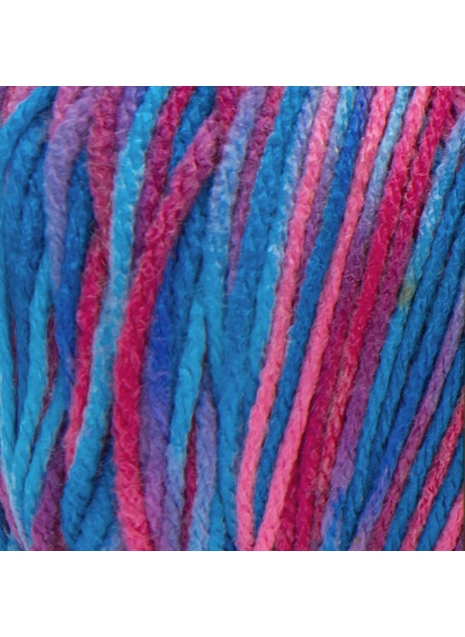 RED HEART - Super Saver Jumbo Yarn, 1 Pack, Bonbon Print - Image 1