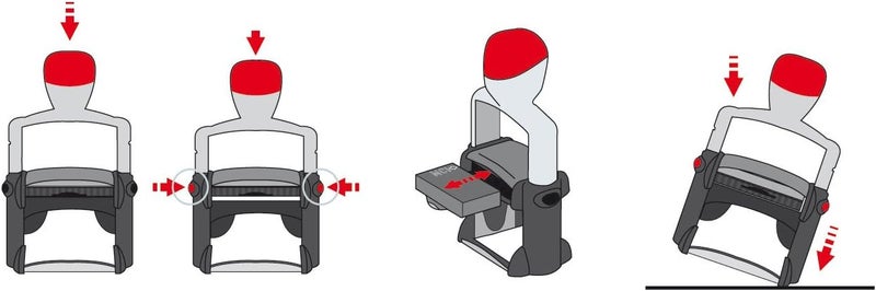 Trodat Replacement Ink Pads 6/53 - Pack of 2, Black Ink for Professional Stamps - Image 2