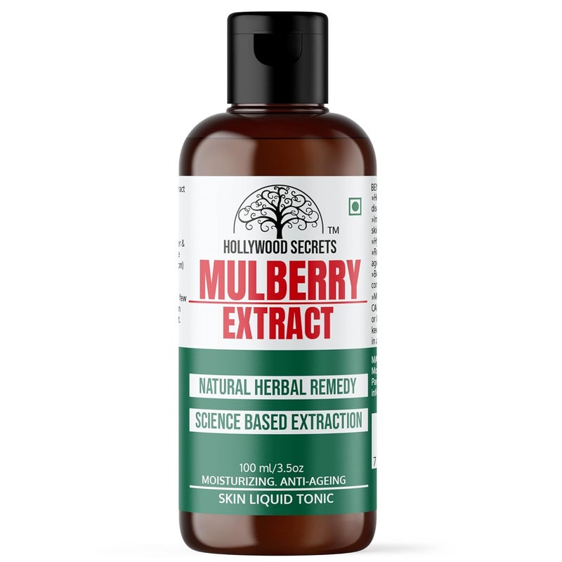 Hollywood Secrets Pure 85 Mulberry Liquid Botanical Extract  Moisturizing  Antiageing  wrinkles 100ml - Image 1