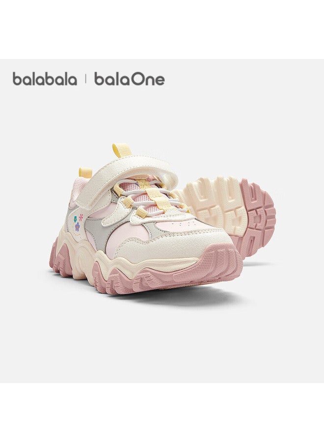 Balabala أحذية رياضية للأطفال من بالابالا بنعل سميك للأولاد والبنات، أحذية جري جديدة بأسلوب رأس السنة الحمراء - Image 2