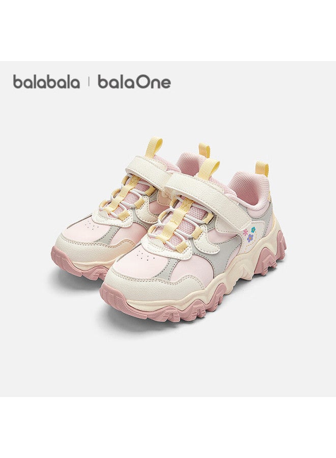 Balabala أحذية رياضية للأطفال من بالابالا بنعل سميك للأولاد والبنات، أحذية جري جديدة بأسلوب رأس السنة الحمراء - Image 4