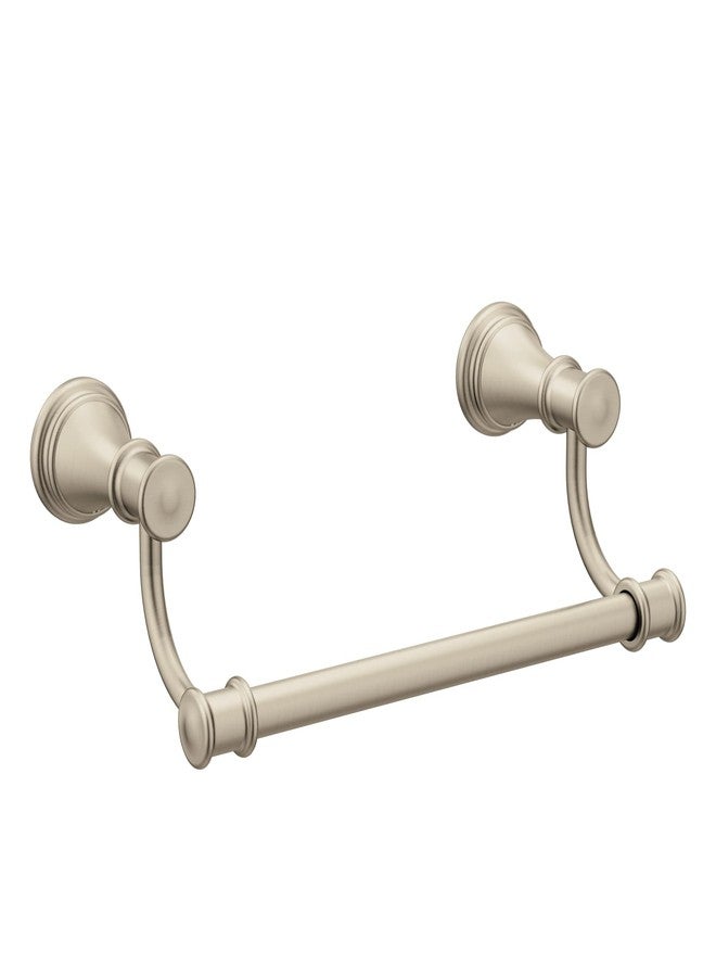 Moen Belfield Brushed Nickel 9-Inch Bathroom Hand -Towel Bar, YB6486BN - Image 1