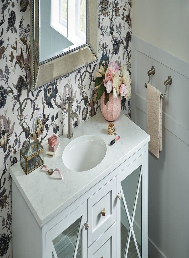 Moen Belfield Brushed Nickel 9-Inch Bathroom Hand -Towel Bar, YB6486BN - Image 4