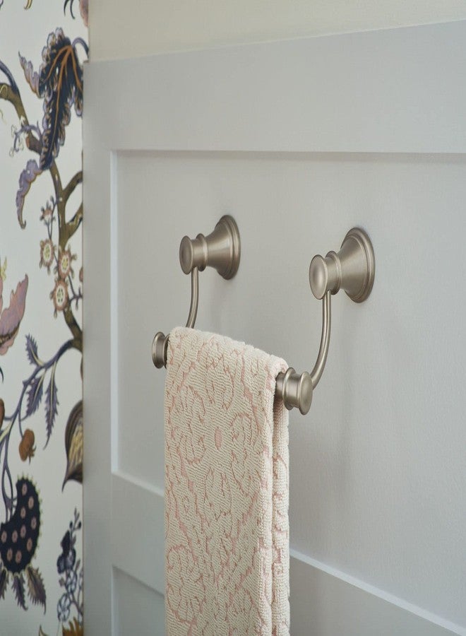 Moen Belfield Brushed Nickel 9-Inch Bathroom Hand -Towel Bar, YB6486BN - Image 3